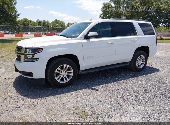 1GNSKAEC6GR309044 2016 CHEVROLET TAHOE White Передня ліва чверть