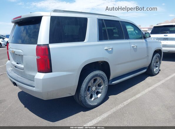 1GNSKAEC8JR346992 2018 CHEVROLET TAHOE Серый Задняя правая четверть