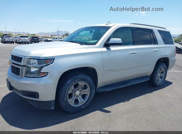 1GNSKAEC8JR346992 2018 CHEVROLET TAHOE Серый Вид щитка приборов