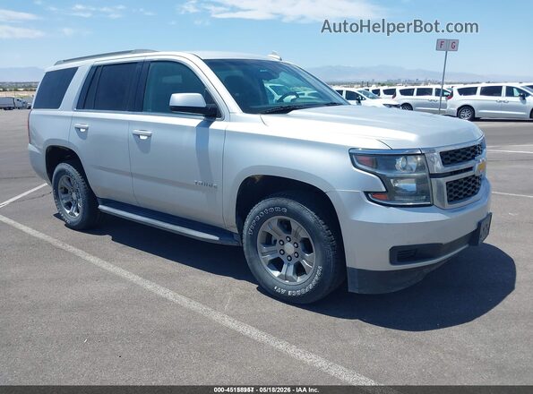 1GNSKAEC8JR346992 2018 CHEVROLET TAHOE Серый Передняя правая четверть