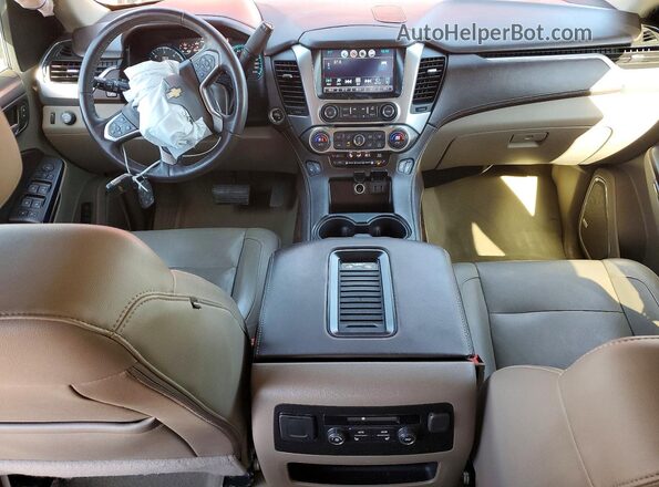 1GNSKBKC0HR405117 2017 CHEVROLET TAHOE Темно-бордовый Вид панели приборов