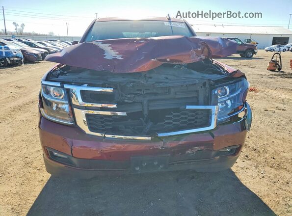 1GNSKBKC0HR405117 2017 CHEVROLET TAHOE Темно-бордовый Вид спереди