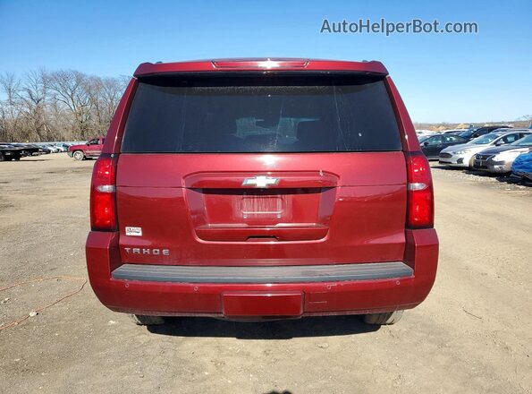 1GNSKBKC0HR405117 2017 CHEVROLET TAHOE Темно-бордовый Вид сзади