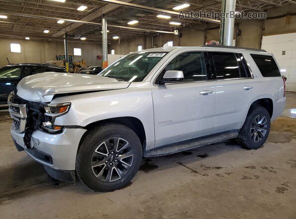 1GNSKBKC0LR259312 2020 CHEVROLET TAHOE Silver Передня ліва чверть