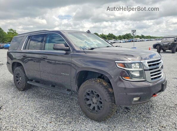 1GNSKBKC1JR220693 2018 CHEVROLET TAHOE Черный Передняя правая четверть