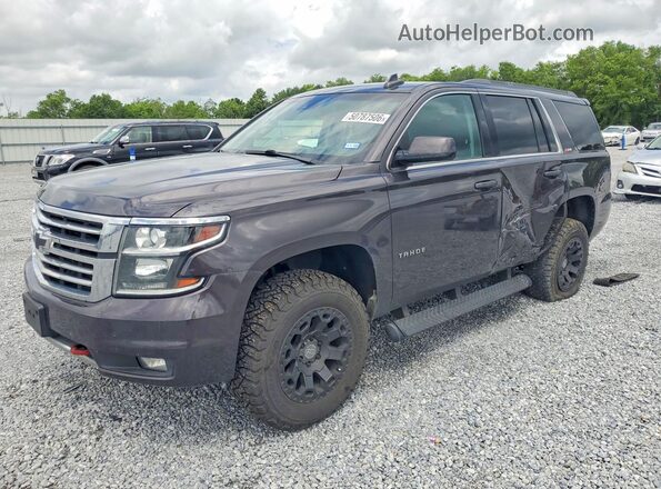 1GNSKBKC1JR220693 2018 CHEVROLET TAHOE Черный Передняя левая четверть