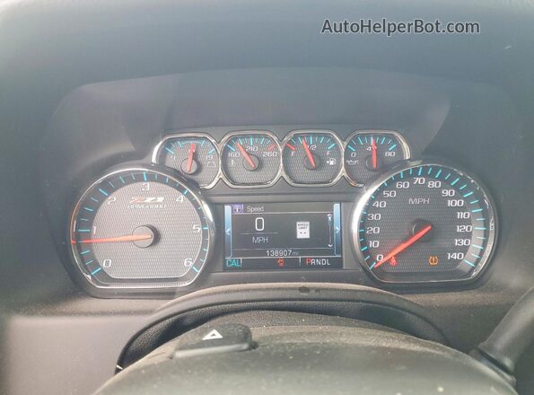 1GNSKBKC1JR220693 2018 CHEVROLET TAHOE Черный Вид щитка приборов