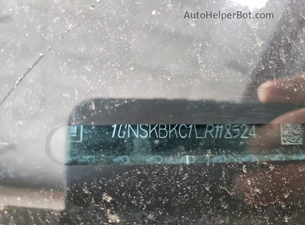 1GNSKBKC1LR118524 2020 CHEVROLET TAHOE Серый Вид наклейки с VIN-кодом