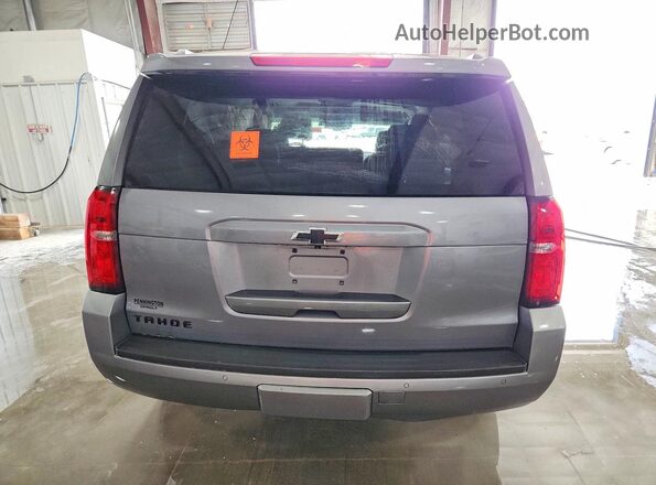 1GNSKBKC1LR118524 2020 CHEVROLET TAHOE Серый Вид сзади