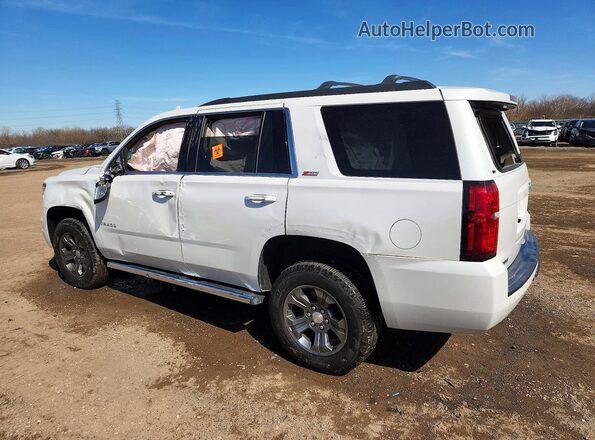 1GNSKBKC2GR302246 2016 CHEVROLET TAHOE Белый Задняя левая четверть