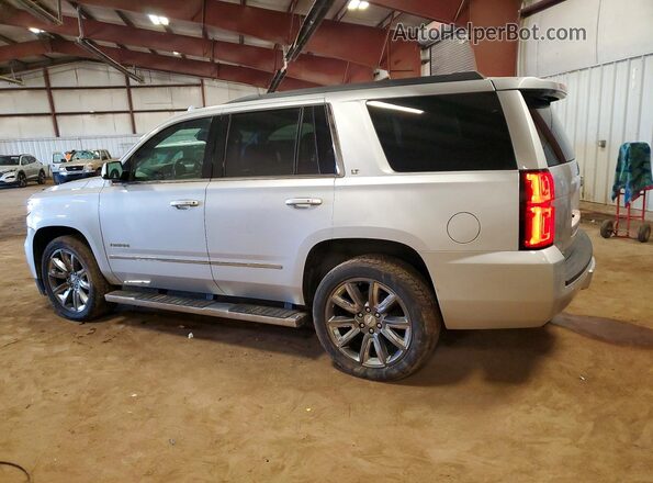 1GNSKBKC2JR262872 2018 CHEVROLET TAHOE Серебряный Задняя левая четверть