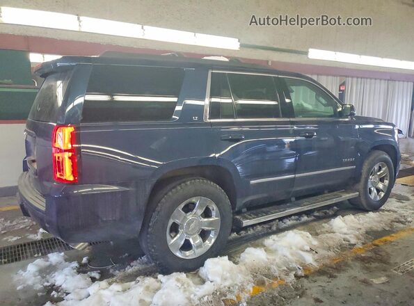 1GNSKBKC4JR317628 2018 CHEVROLET TAHOE Синий Задняя правая четверть