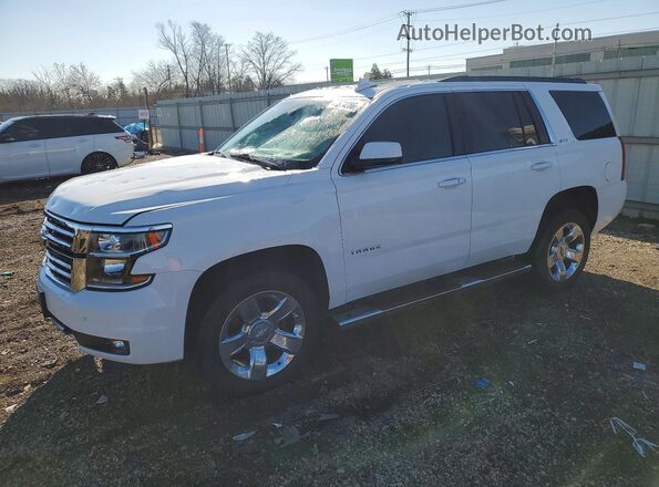 1GNSKBKC5GR366040 2016 CHEVROLET TAHOE Белый Передняя левая четверть