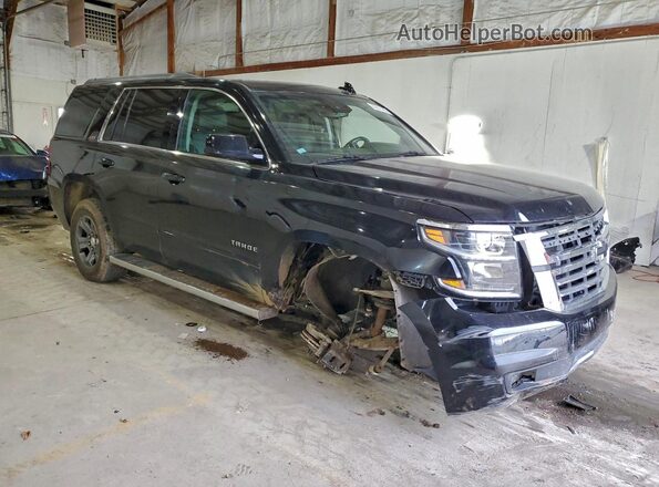 1GNSKBKC7GR301383 2016 CHEVROLET TAHOE Черный Передняя правая четверть