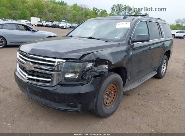 1GNSKBKC7GR358313 2016 CHEVROLET TAHOE Черный Передняя левая четверть