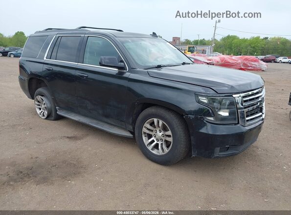 1GNSKBKC7GR358313 2016 CHEVROLET TAHOE Черный Передняя правая четверть