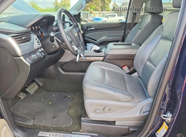 1GNSKBKC7JR126849 2018 CHEVROLET TAHOE Blue Widok wnętrza z przodu