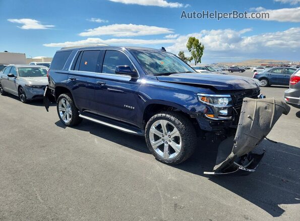 1GNSKBKC7JR126849 2018 CHEVROLET TAHOE Blue Przód prawy