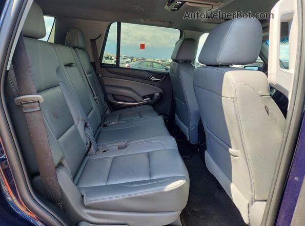 1GNSKBKC7JR126849 2018 CHEVROLET TAHOE Blue Widok wnętrza z tyłu