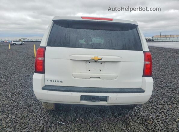 1GNSKBKC7LR119046 2020 CHEVROLET TAHOE Белый Вид сзади