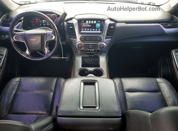 1GNSKBKC7LR121119 2020 CHEVROLET TAHOE Серебряный Вид панели приборов