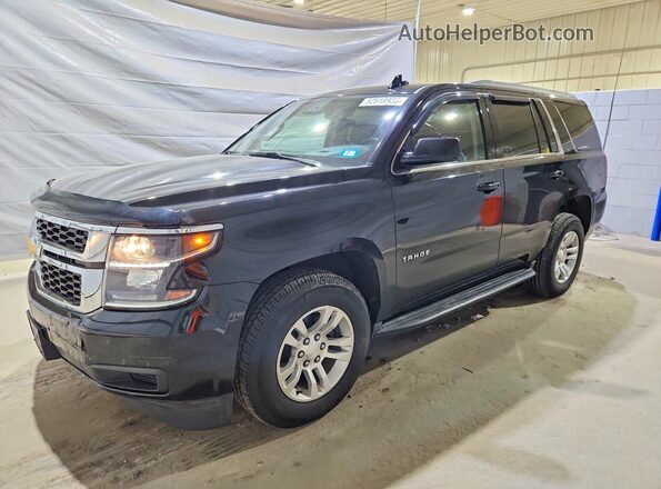 1GNSKBKC9HR332023 2017 CHEVROLET TAHOE Черный Передняя левая четверть