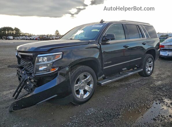 1GNSKBKCXJR132936 2018 CHEVROLET TAHOE Black Vista tres cuartos delantera izquierda