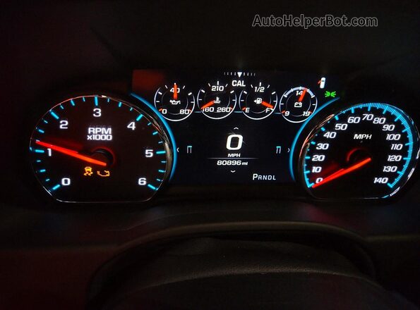 1GNSKCKJ2LR117029 2020 CHEVROLET TAHOE Black Widok zestawu wskaźników