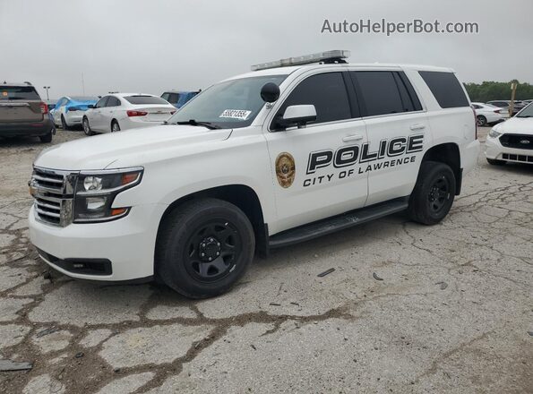 1GNSKDEC9LR240779 2020 CHEVROLET TAHOE White წინა მარცხენა ხედი სამი მეოთხედიდან