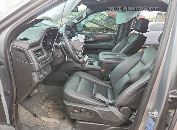 1GNSKEKD2PR298130 2023 CHEVROLET SUBURBAN Серый Вид салона спереди