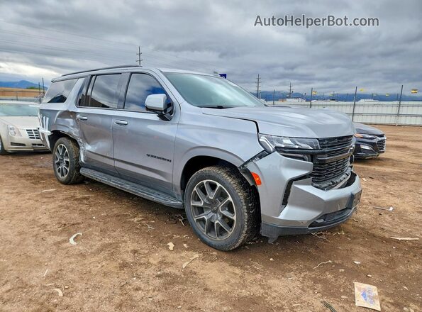 1GNSKEKD2PR298130 2023 CHEVROLET SUBURBAN Серый Передняя правая четверть