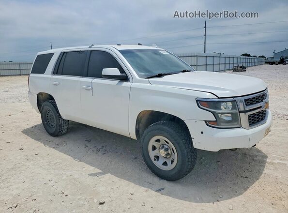 1GNSKFEC2HR265770 2017 CHEVROLET TAHOE Белый Передняя правая четверть