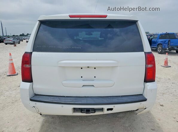 1GNSKFEC2HR265770 2017 CHEVROLET TAHOE Белый Вид сзади