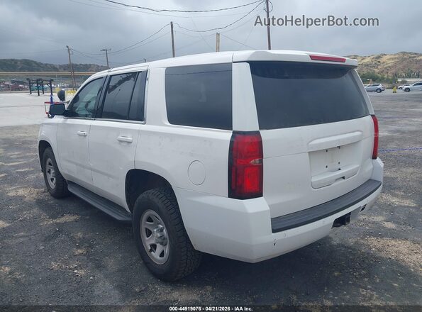 1GNSKFEC8HR316964 2017 CHEVROLET TAHOE White Trasero izquierdo