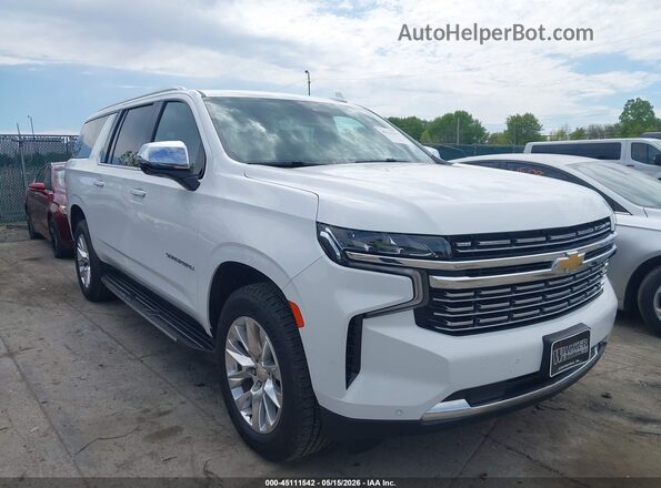 1GNSKFKD5PR171832 2023 CHEVROLET SUBURBAN Белый Передняя правая четверть