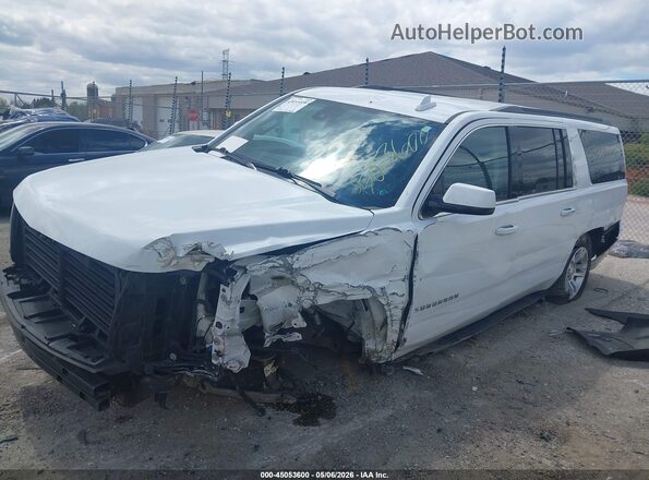 1GNSKHKC4LR157739 2020 CHEVROLET SUBURBAN White Vista tres cuartos delantera izquierda