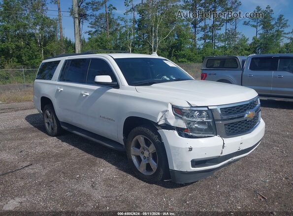 1GNSKHKC8GR225501 2016 CHEVROLET SUBURBAN Белый Передняя правая четверть