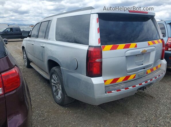 1GNSKHKC8JR236330 2018 CHEVROLET SUBURBAN Серебряный Задняя левая четверть