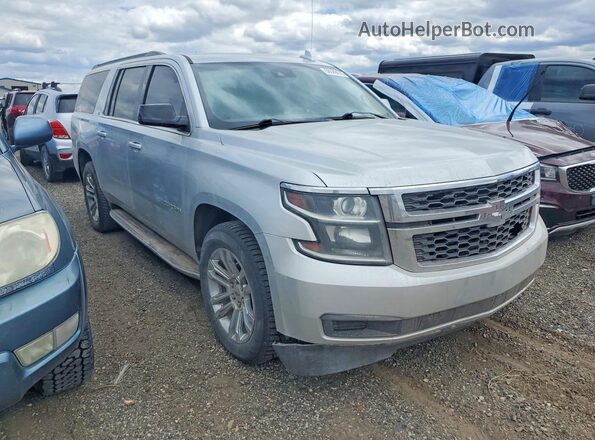 1GNSKHKC8JR236330 2018 CHEVROLET SUBURBAN Серебряный Передняя правая четверть