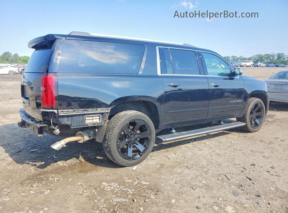 1GNSKJKC5JR361227 2018 CHEVROLET SUBURBAN Черный Задняя правая четверть