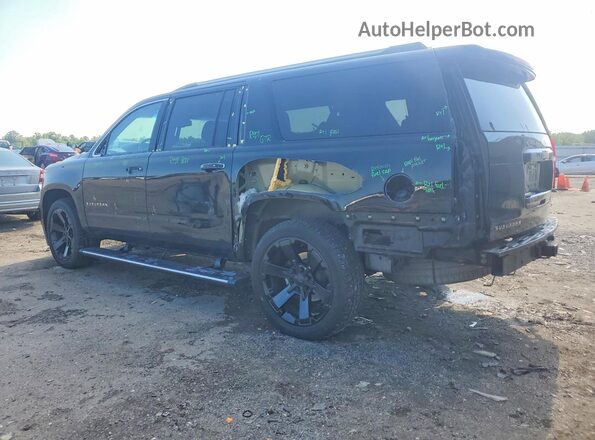 1GNSKJKC5JR361227 2018 CHEVROLET SUBURBAN Черный Задняя левая четверть