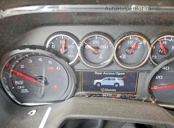 1GNSKLED3PR199901 2023 CHEVROLET TAHOE Black Instrument cluster view