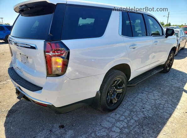1GNSKLED4MR469083 2021 CHEVROLET TAHOE Белый Задняя правая четверть