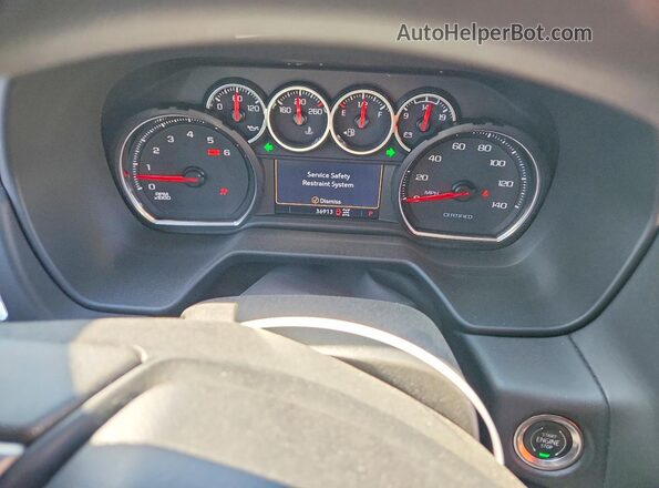 1GNSKLED4MR469083 2021 CHEVROLET TAHOE Белый Вид щитка приборов