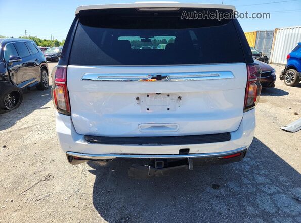 1GNSKLED4MR469083 2021 CHEVROLET TAHOE Белый Вид сзади