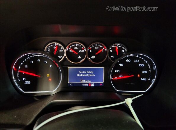 1GNSKLED7PR472239 2023 CHEVROLET TAHOE Black Widok zestawu wskaźników