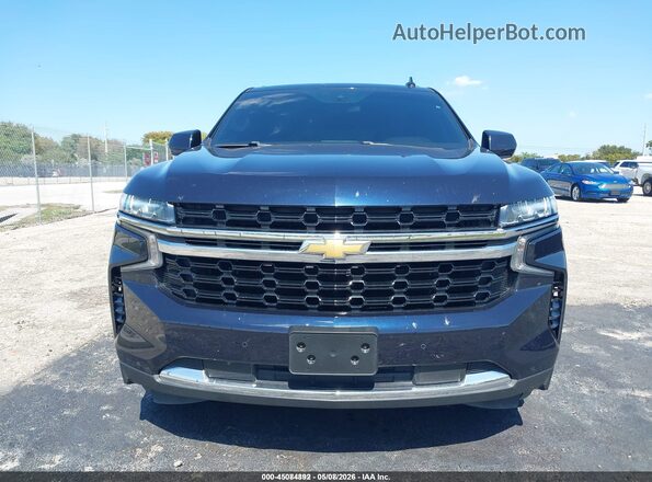 1GNSKLED8NR225860 2022 CHEVROLET TAHOE Dark Blue Вид спереди