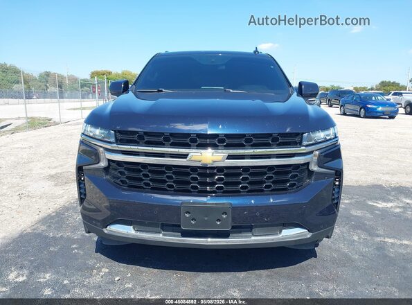 1GNSKLED8NR225860 2022 CHEVROLET TAHOE Dark Blue Вид щитка приборов