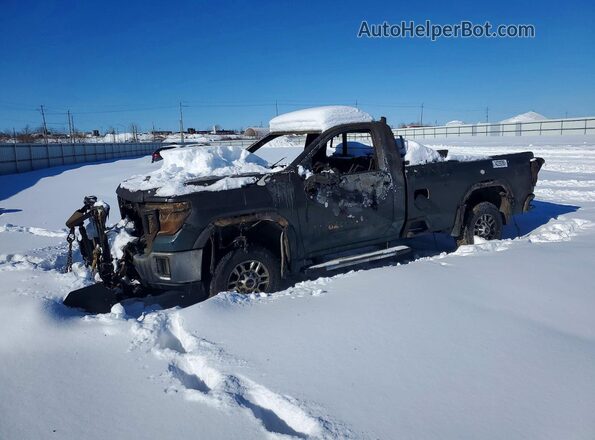 1GT09ME74LF284088 2020 GMC SIERRA Зеленый Передняя левая четверть