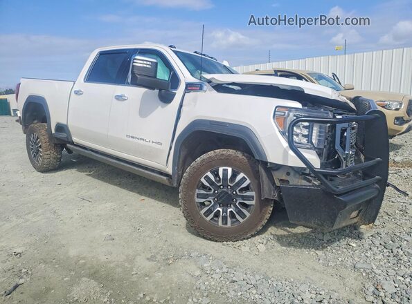 1GT19REY3NF345623 2022 GMC SIERRA White Передня права чверть